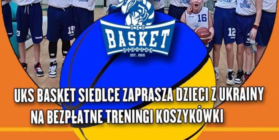 Bezpłatne zajęcia koszykarskie dla ukraińskich dzieci