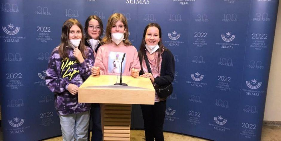 Uczniowie ze Stanina na Litwie