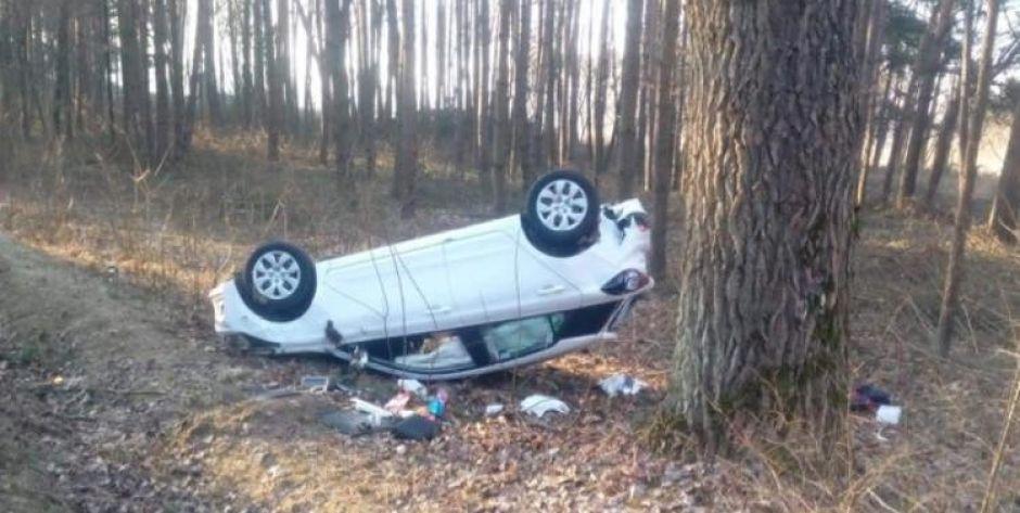 Kisielany-Kuce: Dachował hyundai