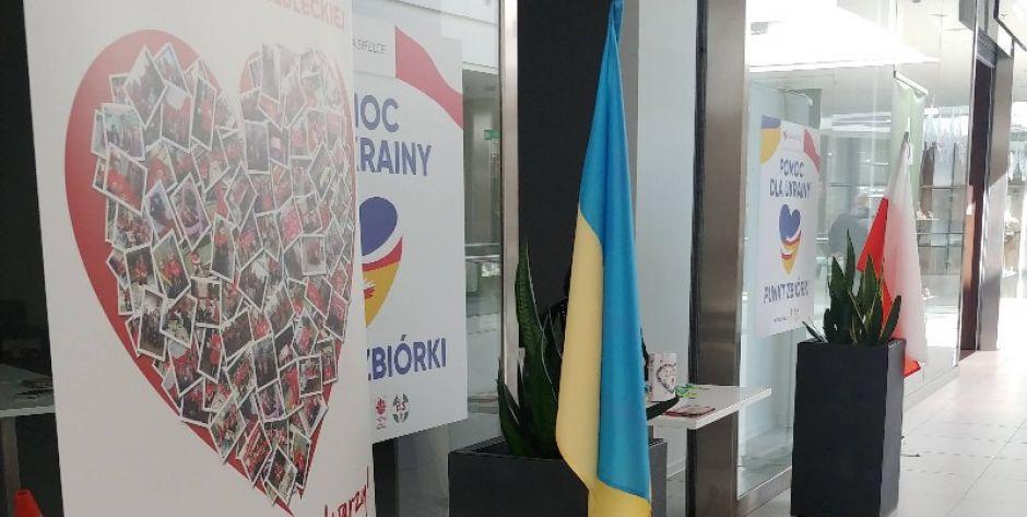 Caritas prowadzi w Galerii Siedlce zbiórkę dla Ukrainy 