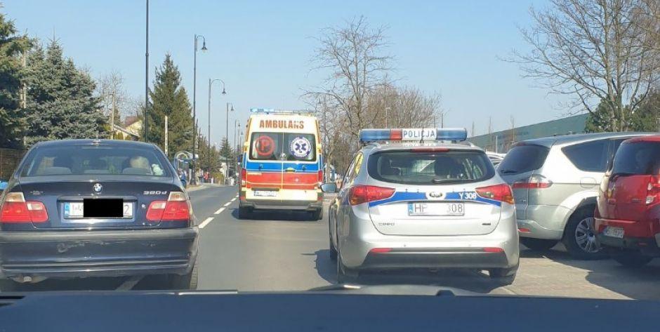 Siedlce, ul. Poniatowskiego: Hyundai uderzył w zaparkowane samochody