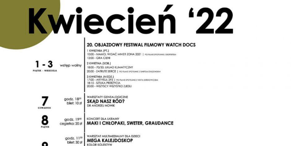 Kulturalny kwiecień