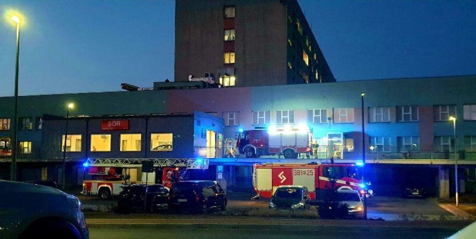 Pożar na siedleckim SOR-ze