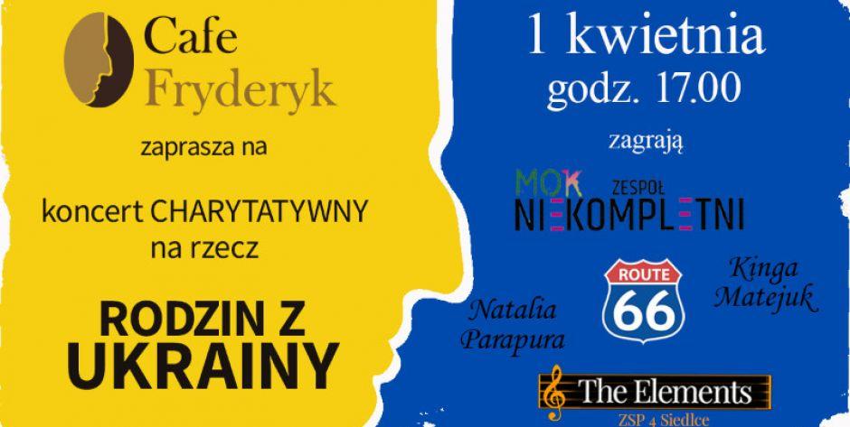Koncert charytatywny w Cafe Fryderyk