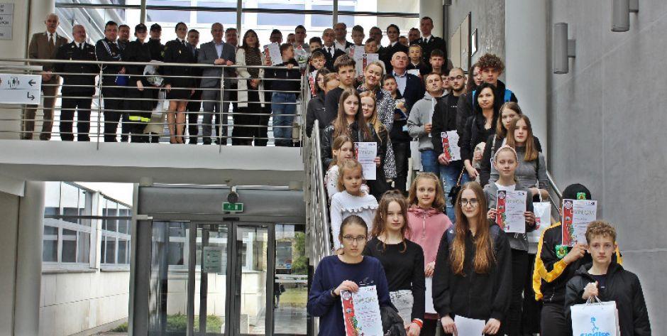 Eliminacje powiatowe Ogólnopolskiego Turnieju Wiedzy Pożarniczej „Młodzież Zapobiega Pożarom” 