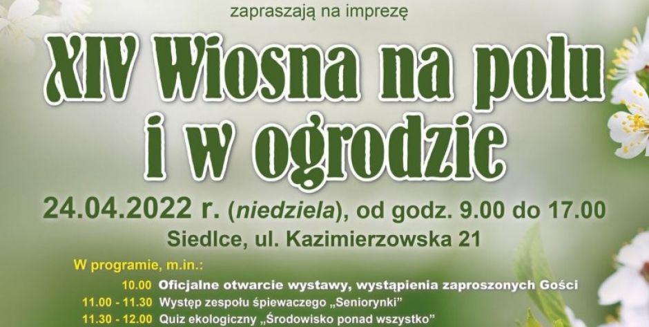 Wiosenne targi przy MODR w Siedlcach - organizatorzy zapraszają wystawców