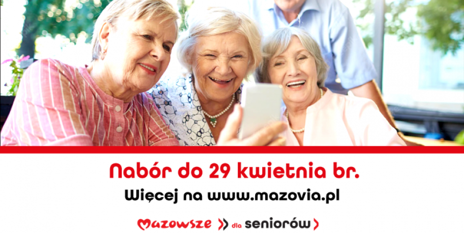 Kolejny program samorządu Mazowsza. Tym razem dla seniorów! 