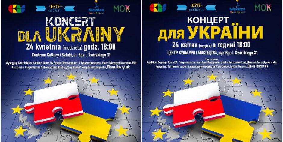 Dzisiaj koncert dla Ukrainy 