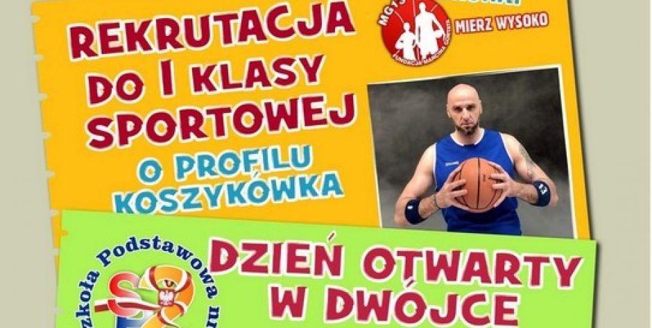 Dzień otwarty w Szkole Podstawowej nr 2 w Siedlcach - Informacja o pierwszej klasie sportowej o profilu koszykówka pod patronatem Fundacji Marcina Gortata