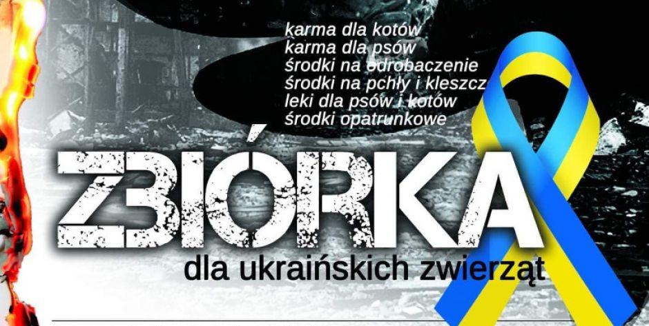 Zbiórka artykułów dla ukraińskich zwierząt