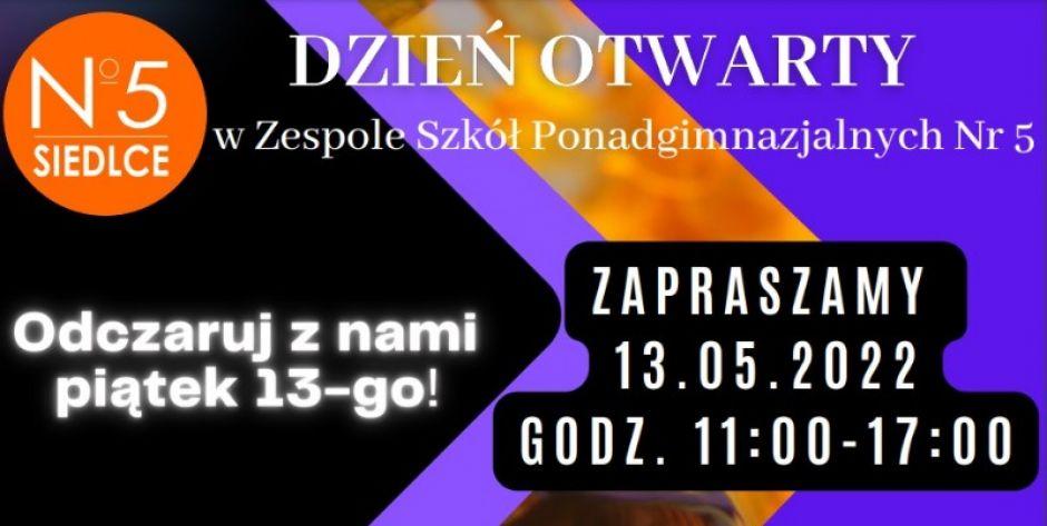 Dzień otwarty w Zespole Szkół Ponadgimnazjalnych nr 5 w Siedlcach