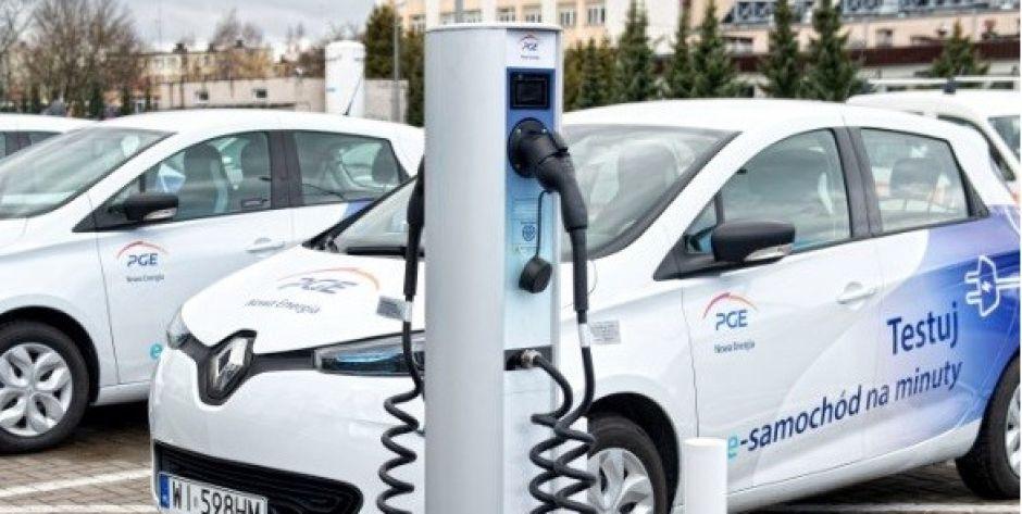 Stacja ładowania samochodów elektrycznych w Korczewie 
