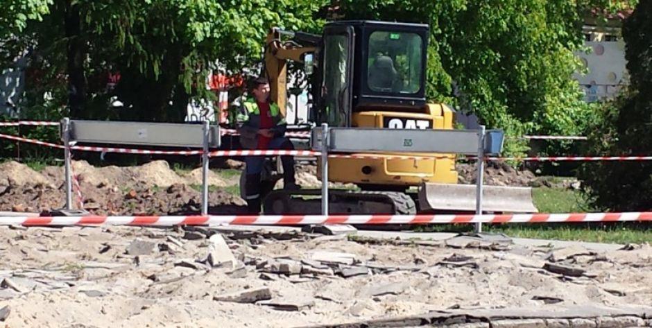 Rozpoczął się remont Placu Sikorskiego w Siedlcach 