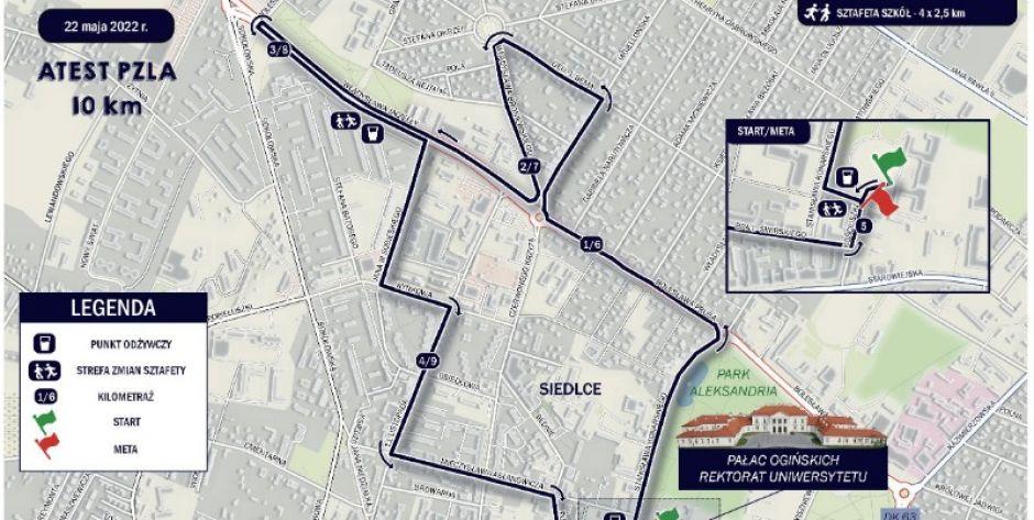 Siedlce: Akademicka Dycha już w niedzielę - będą utrudnienia w ruchu