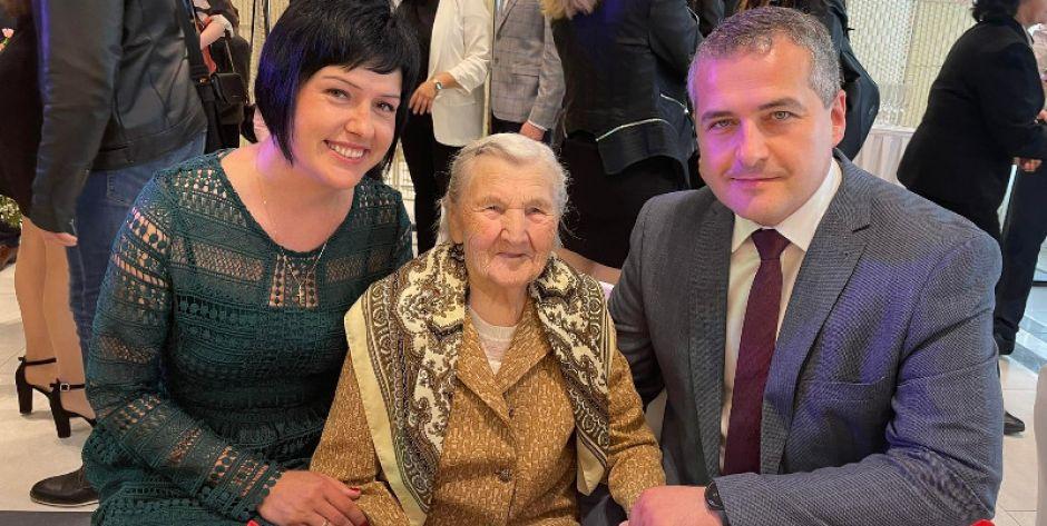100. urodziny Pani Heleny Izdebskiej z Rzążewa