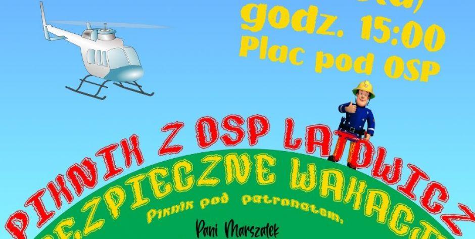 Piknik z OSP Latowicz- będą loty śmigłowcem, zabawa taneczna i wiele innych atrakcji!