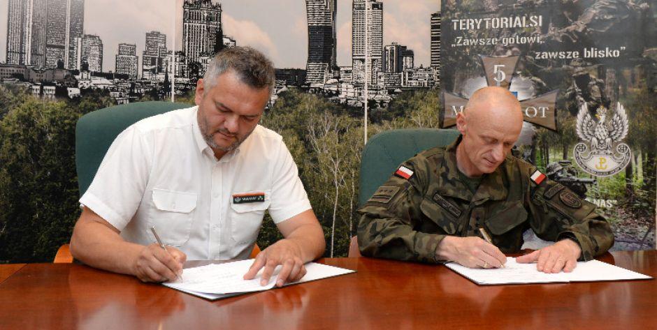 Leśnicy i żołnierze podpisali umowę