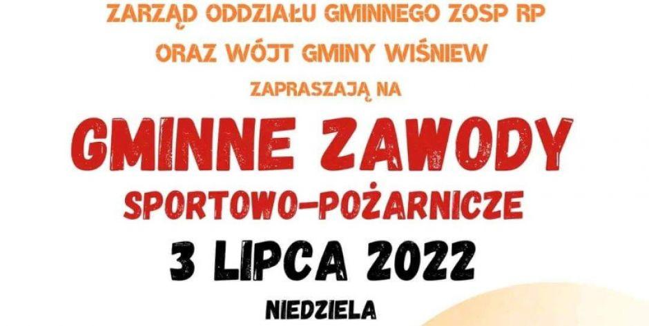 Gminne zawody sportowo-pożarnicze w Wiśniewie