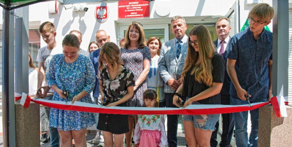 Otwarto wyremontowany internat ZSP nr 4 w Siedlcach