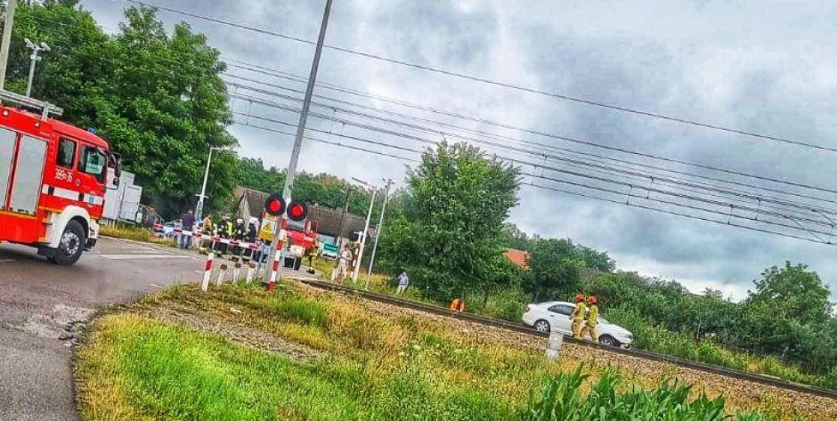 Wypadek na torach w Helenowie