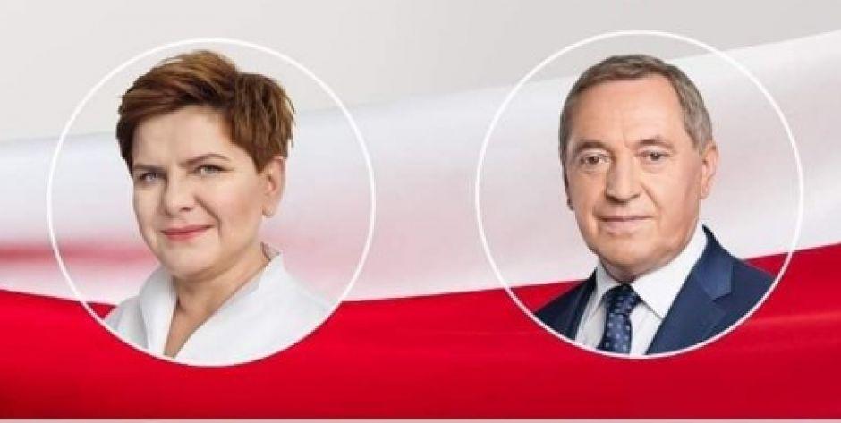 Beata Szydło i Henryk Kowalczyk w Żelechowie