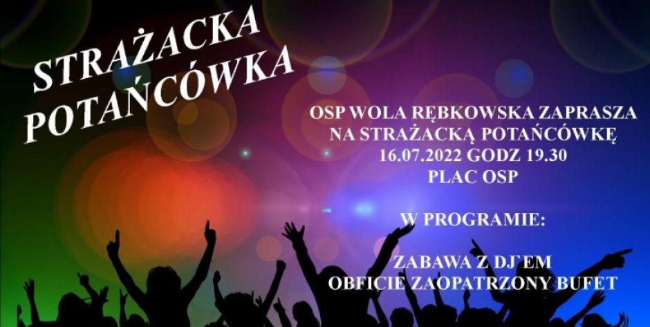Potańcówka w Woli Rębkowskiej. Druhowie zapraszają