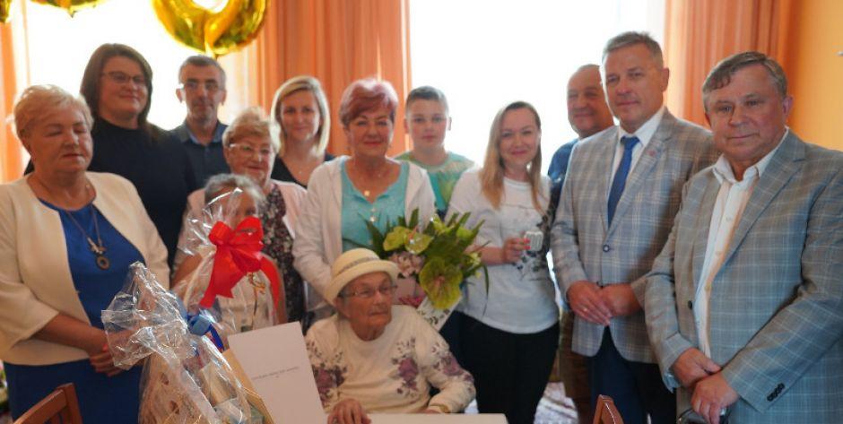 100 urodziny Marianny Makaruk z Siedlec. Życzenia złożył jej premier Mateusz Morawiecki