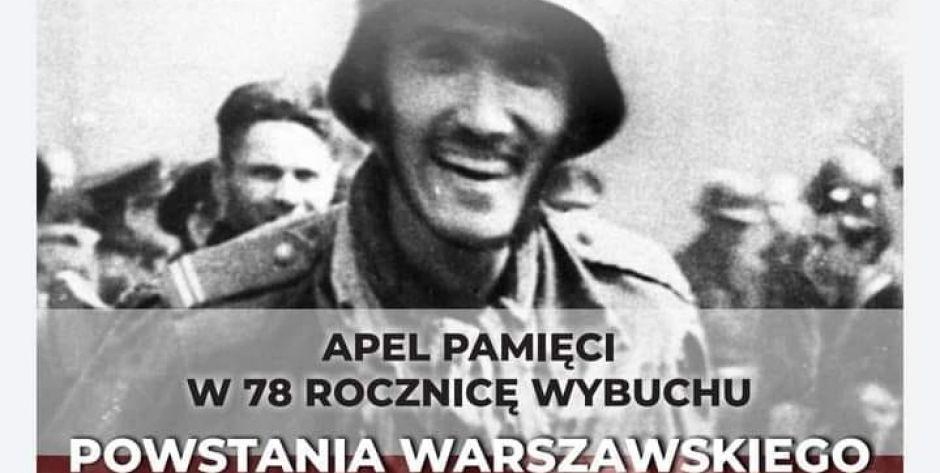 W rocznicę Powstania Warszawskiego: Apel pamięci i koncert pod pomnikiem