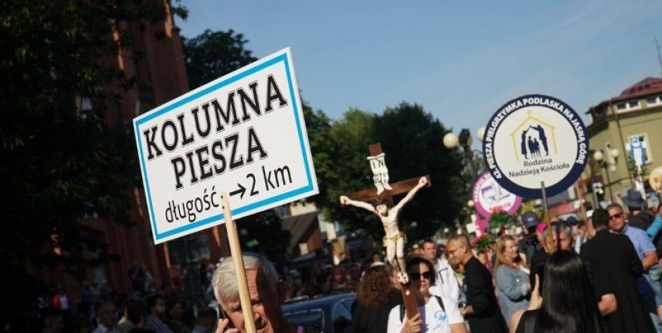 Siedlce: Pielgrzymi wyruszyli do Częstochowy (zdjęcia i film)