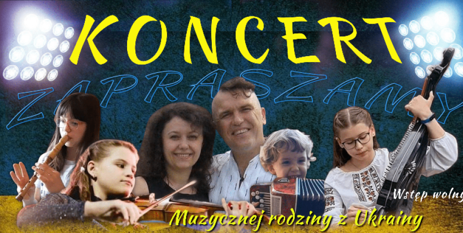 Koncert rodziny z Ukrainy