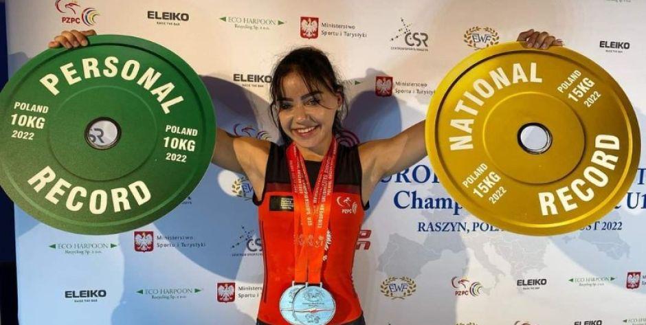Andżelika Młynarczyk z Olimpijczyka Łuków ze srebrnym medalem mistrzostw Europy 