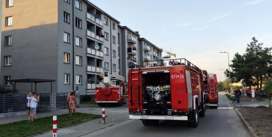 Pożar w mieszkaniu na jednym z łukowskich osiedli