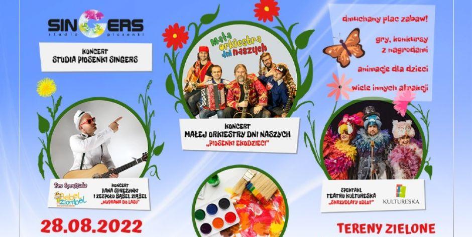Eko Wakacyjna Kraina Zabawy - familijna impreza plenerowa na terenach zielonych przy amfiteatrze