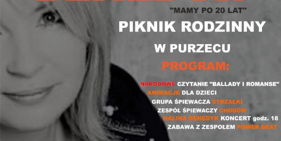 Piknik rodzinny w Purzecu z Haliną Benedyk 