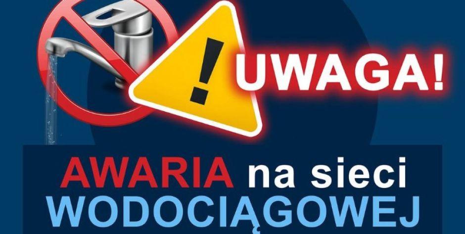 Awaria wodociągu przy Żuławskiej w Siedlcach