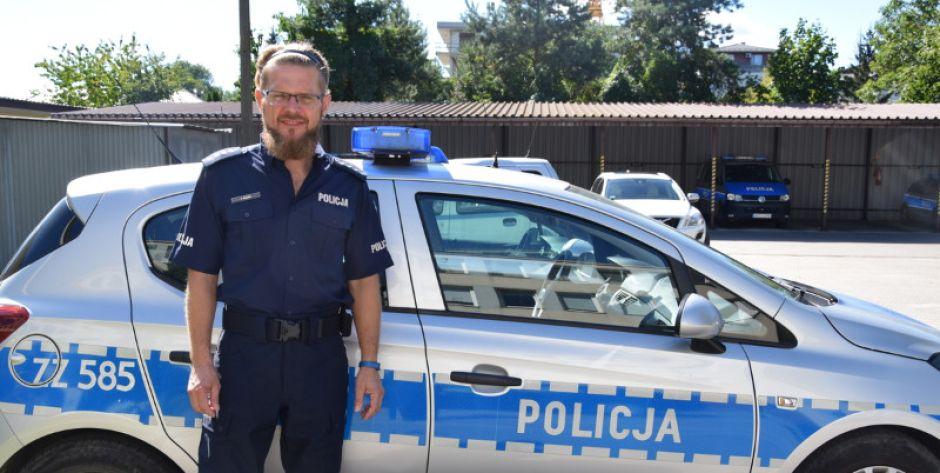 Policjant uratował mężczyźnie życie