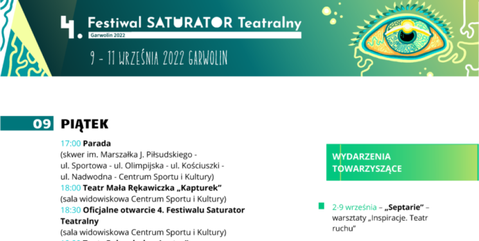 W Garwolinie - Festiwal Saturator Teatralny
