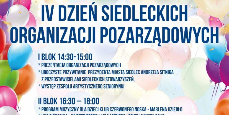 IV Dzień Siedleckich Organizacji Pozarządowych - zaprasza Stowarzyszenie Mieszkańców Bezpartyjne Siedlce
