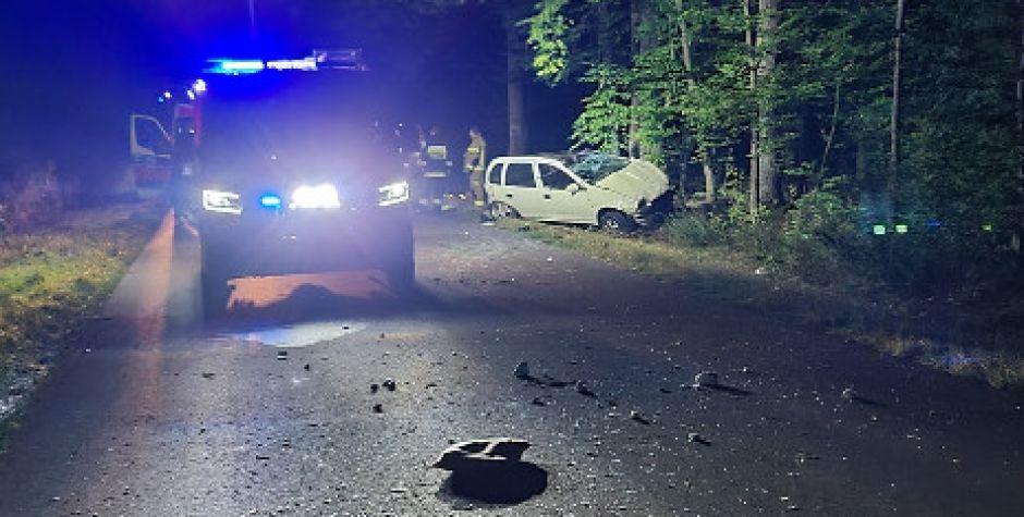 Wypadek pod Cegłowem. Dwóch mężczyzn nie żyje
