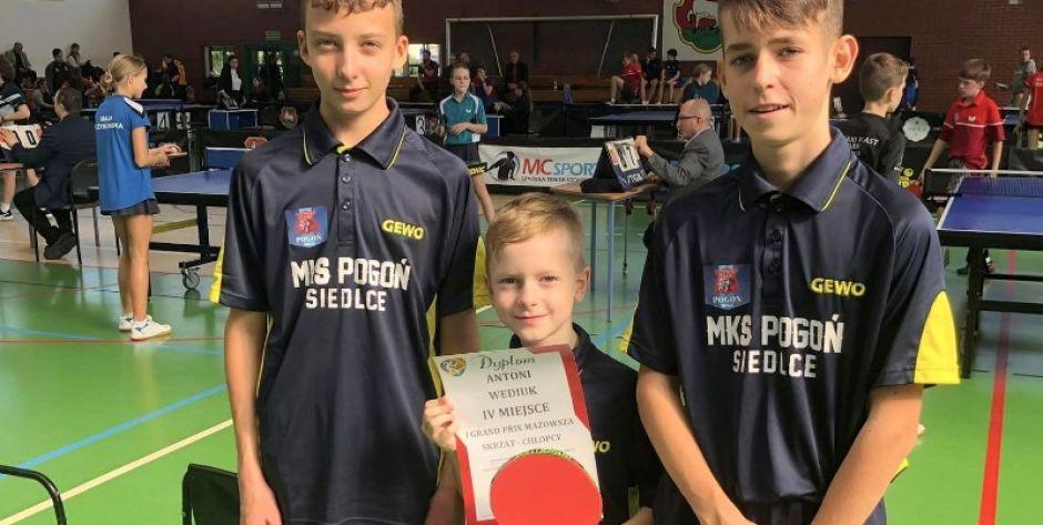 Antoni Wediuk z Siedlec dzielnie walczył w I Grand Prix Mazowsza Skrzatów i Kadetów