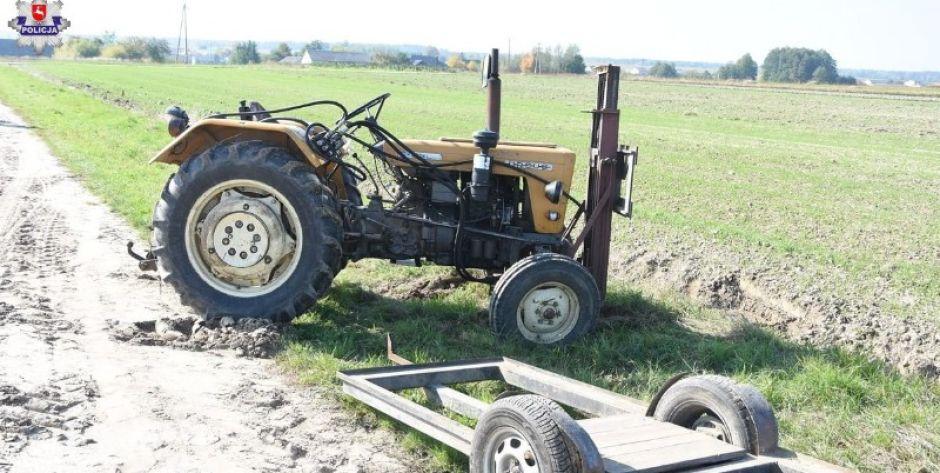 W środku nocy jechał na kosiarce „załatwić pilną sprawę”. Gdy mu się znudziło, „pożyczył” sobie traktor z prywatnej posesji