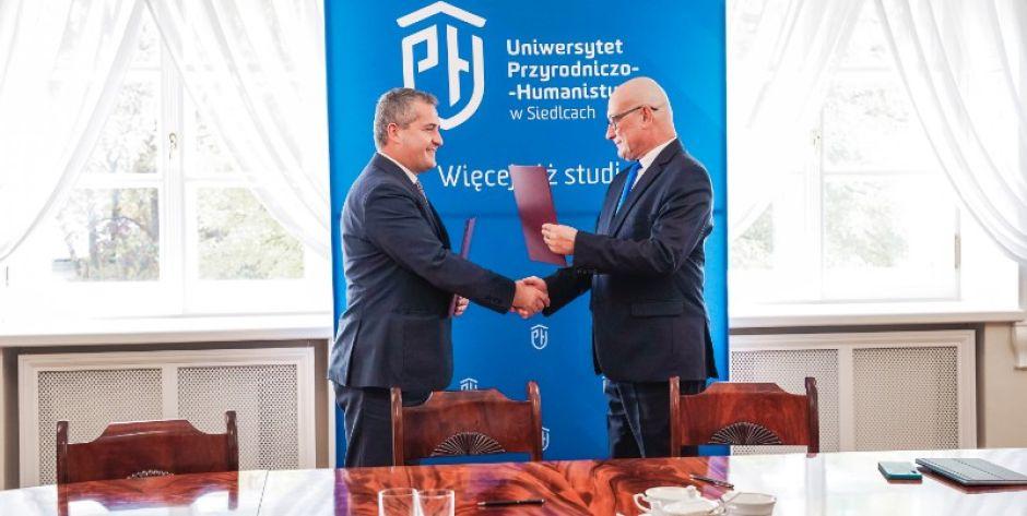 UPH Siedlce i Gmina Zbuczyn podpisały porozumienie o współpracy