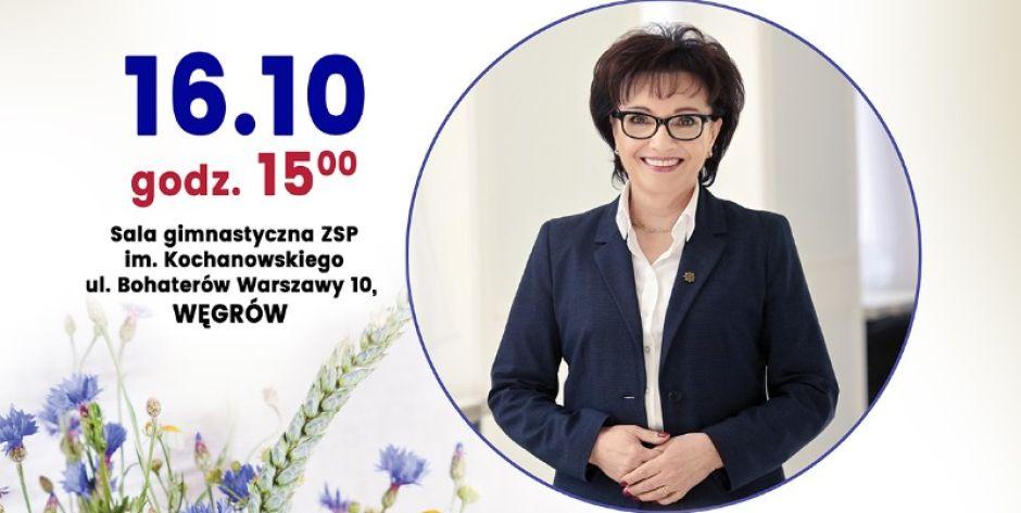 Marszałek Sejmu przyjedzie do Węgrowa