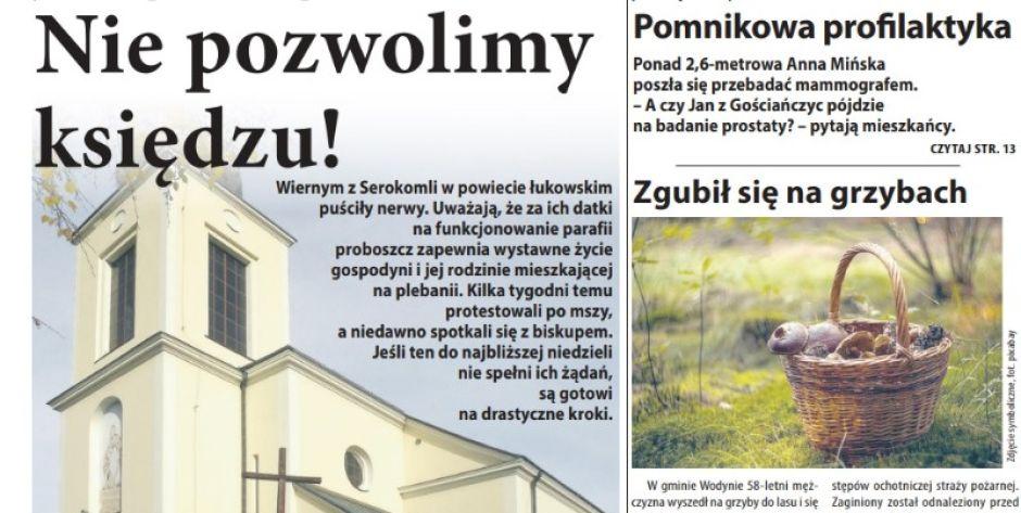 Jeśli biskup nie odwoła proboszcza, będą okupować kościół