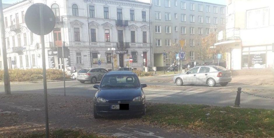 Kolejny siedlecki mistrz parkowania