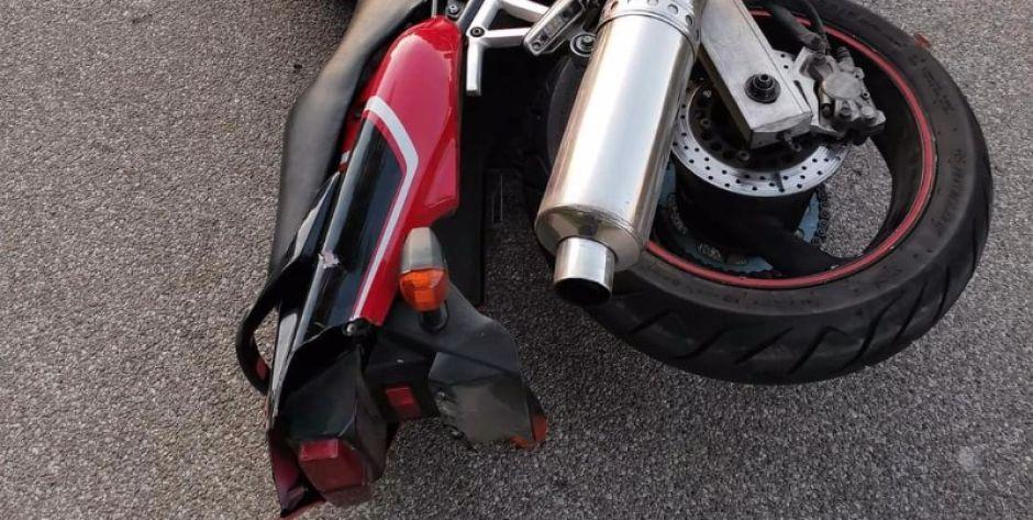 16-latek z promilami przewrócił się na motocyklu
