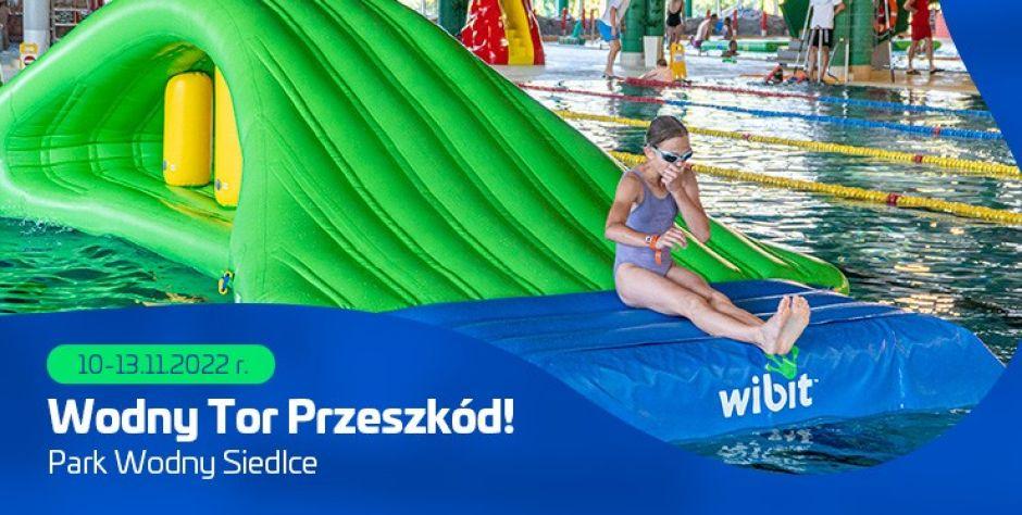 Wodny tor przeszkód w Parku Wodnym Siedlce