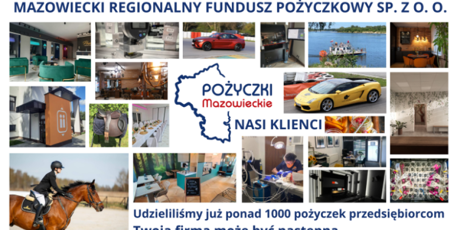 Mazowieckie Pożyczki na założenie lub rozwój Twojej firmy