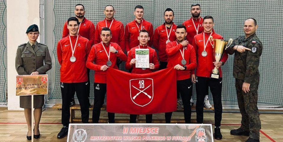 Reprezentacja 18 Dywizji Zmechanizowanej wicemistrzem Wojska Polskiego w futsalu