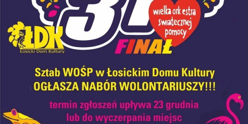 Chcesz zostać wolontariuszem WOŚP w powiecie łosickim? Sprawdź jak to zrobić! 